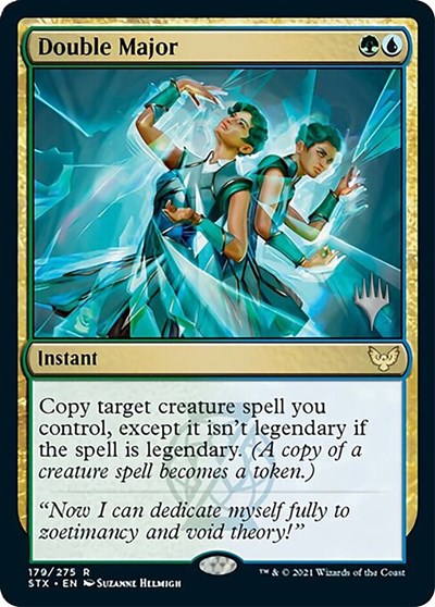 Double Major (Promo Pack: Strixhaven) Light Play Foil