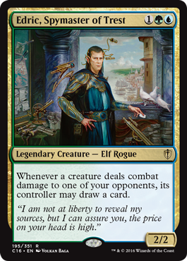 Edric, Spymaster of Trest (Commander 2016 Edition) Heavy Play