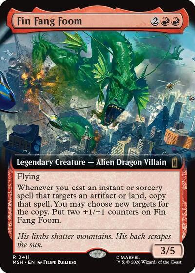 Fin Fang Foom (Extended Art) (Marvel Super Heroes) Near Mint Foil