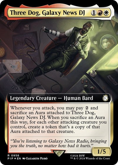 Three Dog Galaxy News DJ Extended Art Surge Foil|1|0|0.00