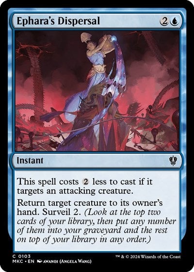 Ephara's Dispersal (Commander: Murders at Karlov Manor) Light Play