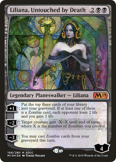Liliana, Untouched by Death (SDCC 2018 Exclusive) (Promos: Media) Light Play Foil