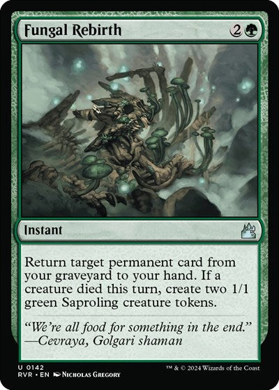 Fungal Rebirth (Ravnica Remastered) Light Play Foil