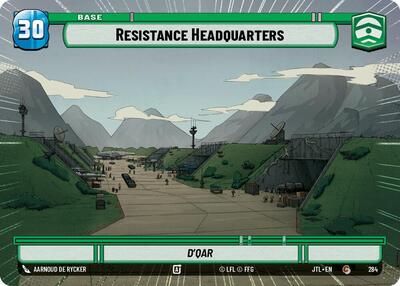 Resistance Headquarters // X-Wing (Hyperspace) (Jump to Lightspeed) Near Mint