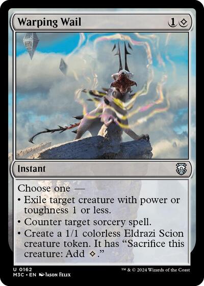 Warping Wail (Ripple Foil) (Commander: Modern Horizons 3) Near Mint Foil