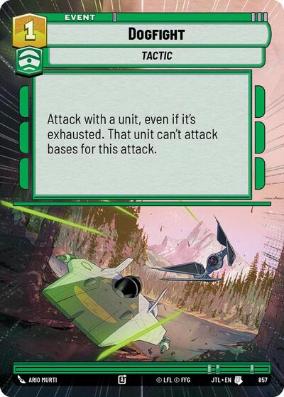Dogfight (Hyperspace Foil) (Jump to Lightspeed) Near Mint Foil