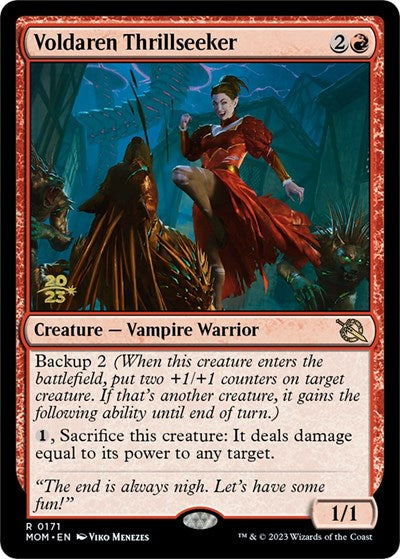 Voldaren Thrillseeker (Promos: Prerelease Cards) Light Play Foil