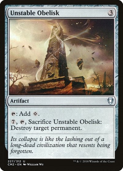 Unstable Obelisk (Commander Anthology Volume II) Medium Play