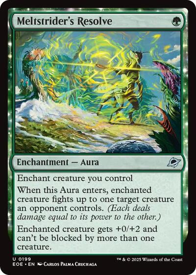 Meltstrider's Resolve (Edge of Eternities) Light Play Foil