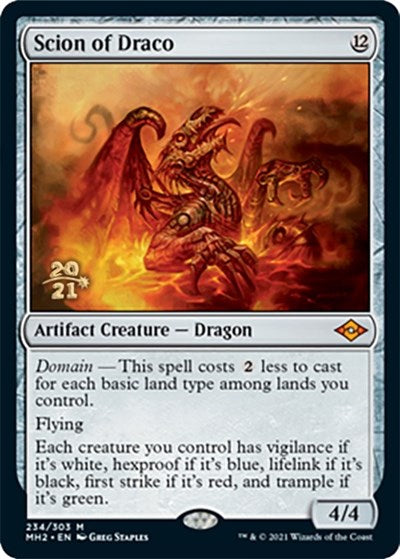 Scion of Draco (Promos: Prerelease Cards) Near Mint Foil
