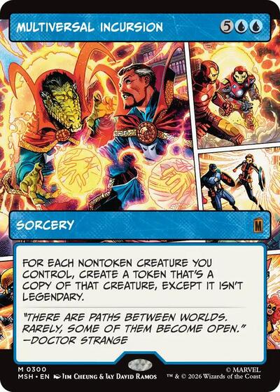Multiversal Incursion (Borderless) (Marvel Super Heroes) Near Mint