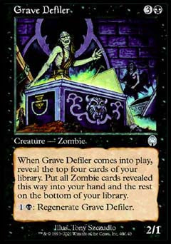 Grave Defiler (Apocalypse) Light Play Foil