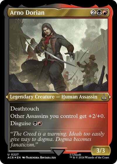 Arno Dorian (Foil Etched) (Universes Beyond: Assassin's Creed) Near Mint Foil