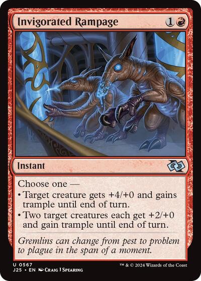 Invigorated Rampage (Foundations Jumpstart) Near Mint