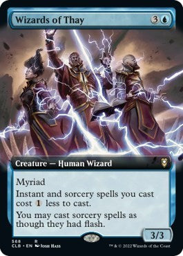Wizards of Thay (Extended Art) (Commander Legends: Battle for Baldur's Gate) Near Mint Foil