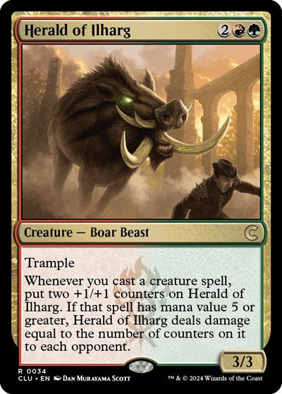Herald of Ilharg (Ravnica: Clue Edition) Light Play