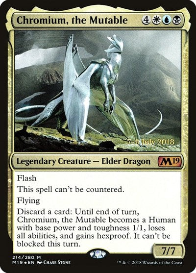 Chromium, the Mutable (Promos: Prerelease Cards) Near Mint Foil