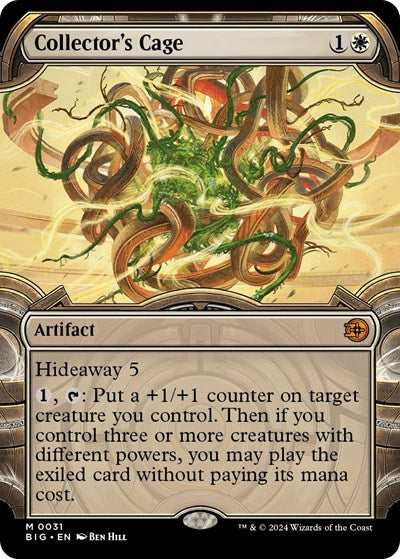 Collector's Cage (Showcase) (Outlaws of Thunder Junction: The Big Score) Medium Play Foil