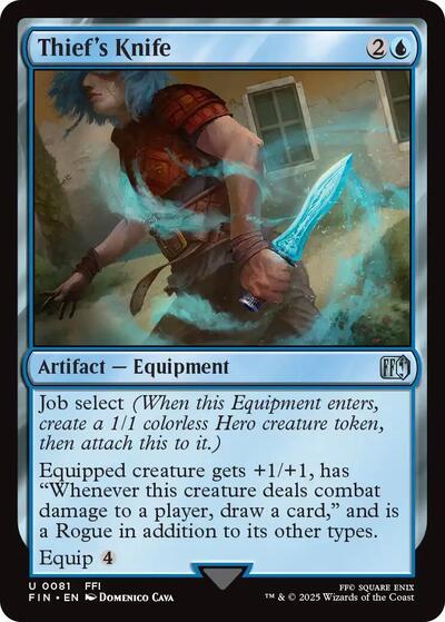Thief's Knife (Universes Beyond: FINAL FANTASY) Medium Play Foil
