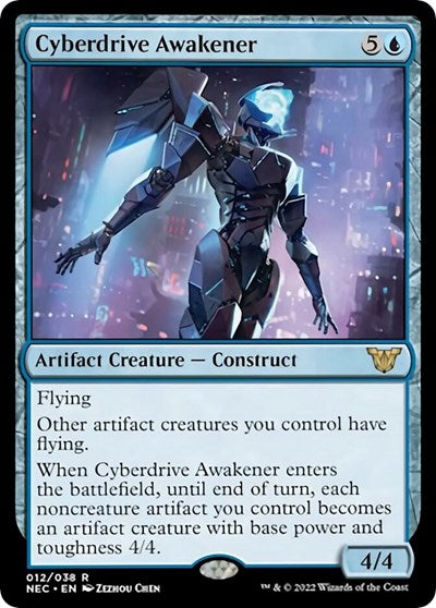 Cyberdrive Awakener (Commander: Kamigawa: Neon Dynasty) Damaged / Poor