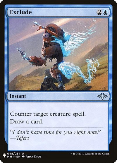 Exclude (Mystery Booster) Light Play