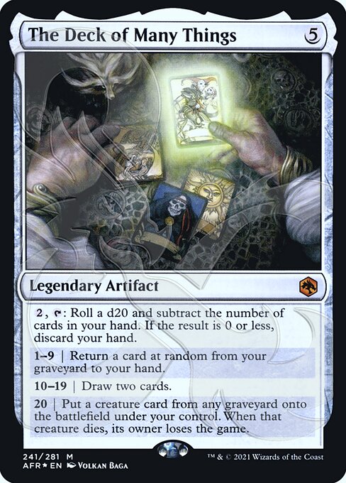 The Deck of Many Things (AFR Ampersand Promos) Near Mint Foil