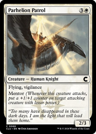 Parhelion Patrol (Ravnica: Clue Edition) Light Play