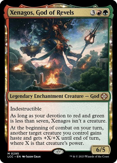 Xenagos, God of Revels (Commander: The Lost Caverns of Ixalan) Light Play
