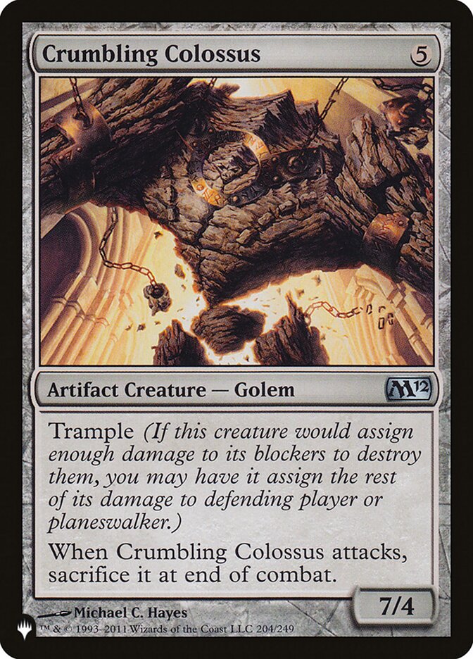 Crumbling Colossus (The List) Medium Play