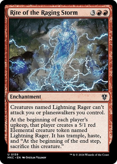 Rite of the Raging Storm (Commander: Murders at Karlov Manor) Near Mint