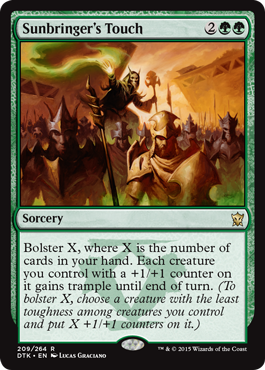 Sunbringer's Touch (Dragons of Tarkir) Near Mint Foil