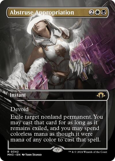 Abstruse Appropriation (Borderless) (Modern Horizons 3) Light Play Foil