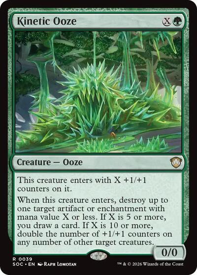 Kinetic Ooze (Commander: Secrets of Strixhaven) Near Mint