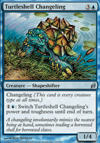 Turtleshell Changeling (Lorwyn) Heavy Play Foil