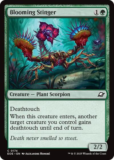 Blooming Stinger (Edge of Eternities) Light Play Foil