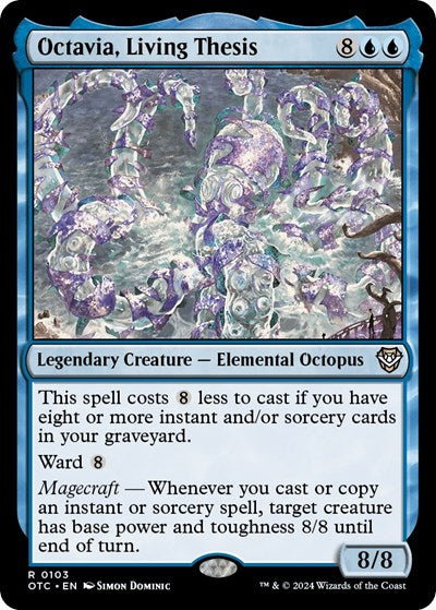 Octavia, Living Thesis (Commander: Outlaws of Thunder Junction) Near Mint