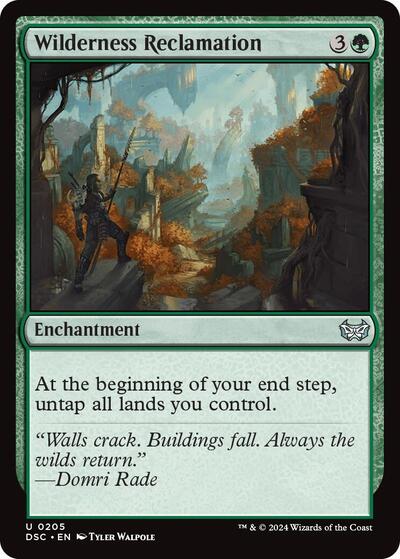 Wilderness Reclamation (Commander: Duskmourn: House of Horror) Light Play