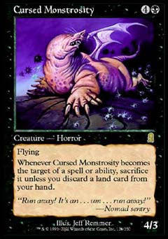 Cursed Monstrosity (Odyssey) Near Mint
