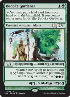 Budoka Gardener (Commander 2018) Medium Play