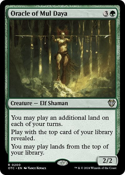 Oracle of Mul Daya (Commander: Outlaws of Thunder Junction) Light Play