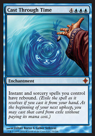 Cast Through Time (Rise of the Eldrazi) Damaged / Poor Foil