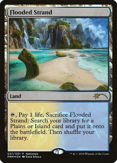 Flooded Strand (Promos: Unique and Miscellaneous) Near Mint Foil