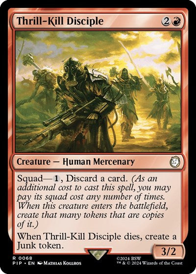 Thrill-Kill Disciple (Universes Beyond: Fallout) Light Play Foil