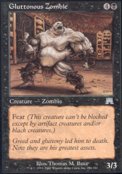 Gluttonous Zombie (Onslaught) Medium Play