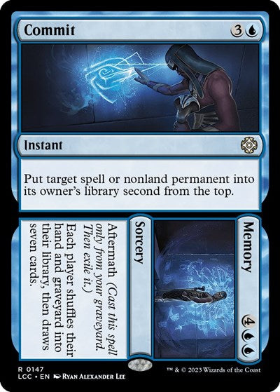Commit / Memory (Commander: The Lost Caverns of Ixalan) Light Play