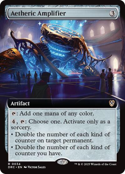 Aetheric Amplifier (Extended Art) (Commander: Aetherdrift) Near Mint