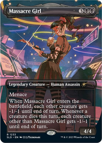 Massacre Girl (Secret Lair) Light Play