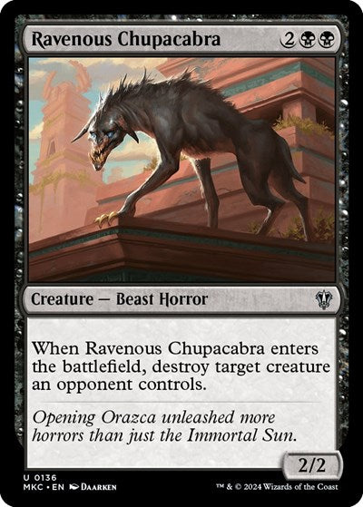 Ravenous Chupacabra (Commander: Murders at Karlov Manor) Near Mint
