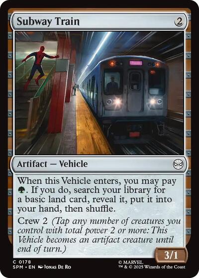 Subway Train (Marvel's Spider-Man) Light Play Foil