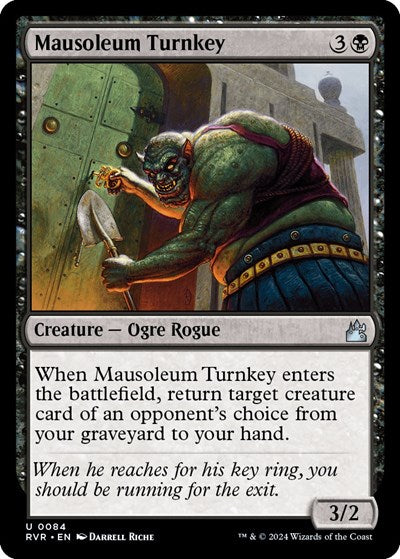 Mausoleum Turnkey (Ravnica Remastered) Near Mint Foil